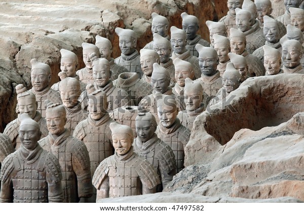 Terracotta Warriors Xian China Stock Photo (Edit Now) 47497582