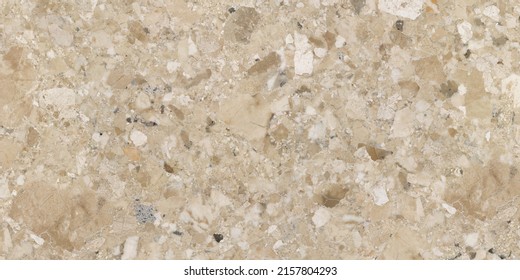 Terrazzo Marble Texture Background, Natural Breccia Marble Texture For Interior Exterior Home Decoration And Ceramic Wall Tiles And Floor Tile Surface.