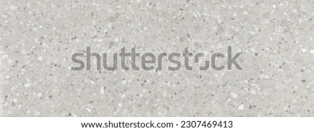 terrazzo matt tile stone for beautiful flooring grey marble texture  background.