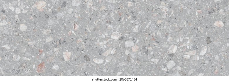 terrazzo texture, polished stone and marble background, material for floor and wall decoration