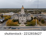 Terre Haute, Indiana Aerial imagery of the courthouse 