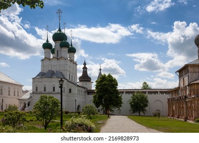 The Territory Of The Kremlin In Rostov The Great, Russia.