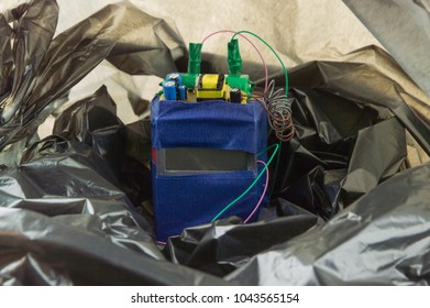 Terrorist Threat: An Improvised Explosive Device In A Black Plastic Bag