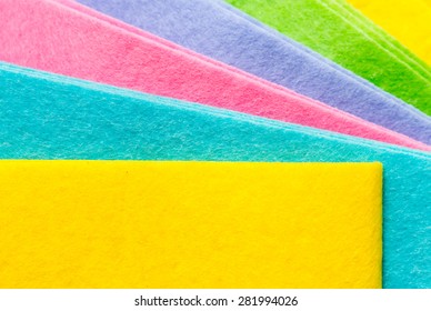 terry towels of different colors background