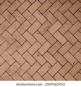 Tesselation made up of the rectangular bricks which lie across most of Hong Kong's streets. 