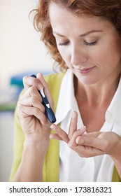 Test For Diabetes, Woman