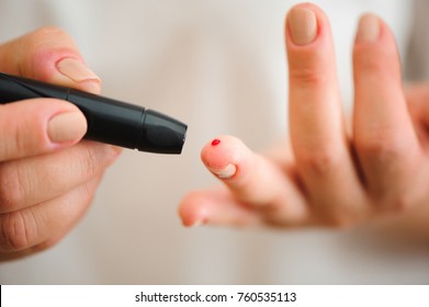 Test For Diabetes, Woman