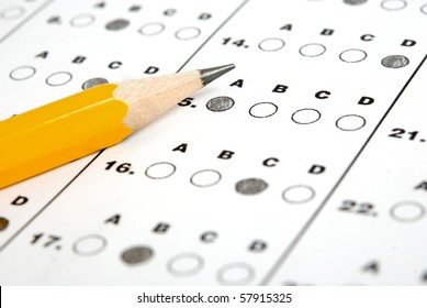 Test Score Sheet With Answers