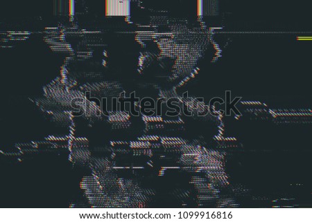 Test Screen abstract Glitch Texture
