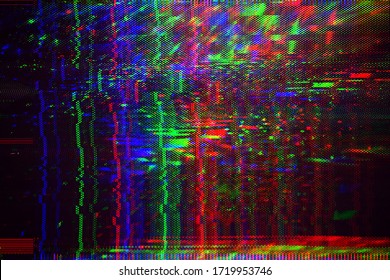 Test Screen Glitch abstract Texture