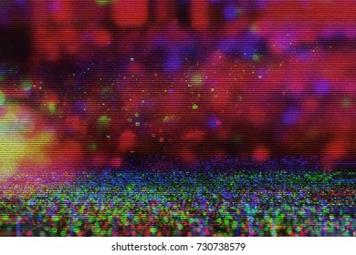 Test Screen Glitch Texture.