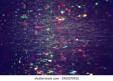 Test Screen Glitch Texture background