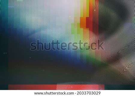 Test Screen Glitch Texture background