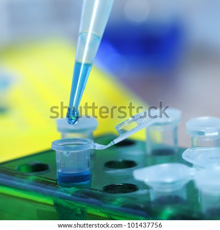 test tubes and dropper
