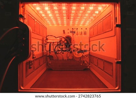 A test unit, or prototype, of NASA's Advanced Plant Habitat (APH) was delivered to the Space Station Processing Facility at the agency's Kennedy Space Center in Florida. - Space exploration photo.