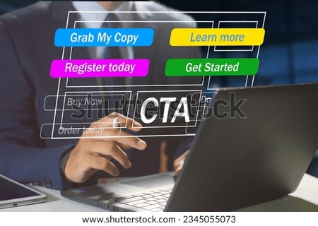 testing CTA words (call to action), comparing words that make viewers feel getting benefit from  their action,  and terms that force or order to take action, a b testing, UX UI design concept 