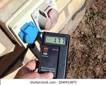 Testing Electromagnetic Radiation Field From Electric Power Line Sockets       