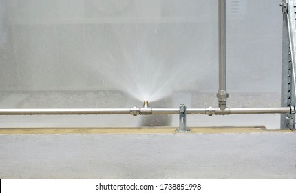  Testing fire sprinkler systems,Deluge valve system testing, Power transformers,Power Plant Thailand 2020
 - Shutterstock ID 1738851998