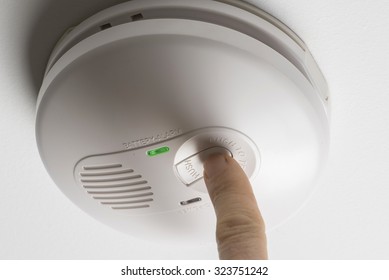 Testing A Home Smoke Alarm