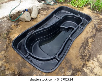 Similar Images, Stock Photos & Vectors of Preformed plastic pond insert ...