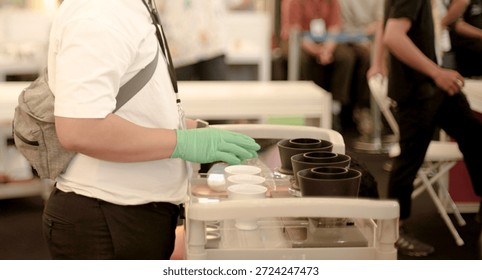 Testing the skills, creativity, and techniques of the world's best baristas in serving coffee.