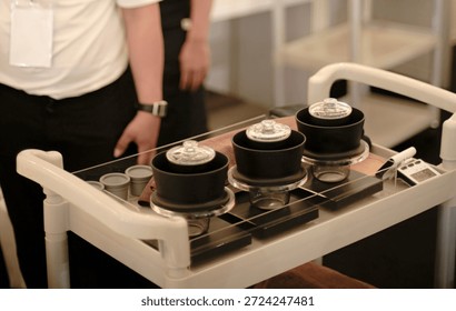 Testing the skills, creativity, and techniques of the world's best baristas in serving coffee.