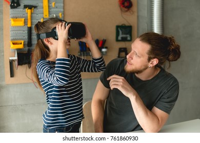 Testing virtual reality set - Powered by Shutterstock