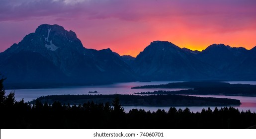 Tetons Sunset