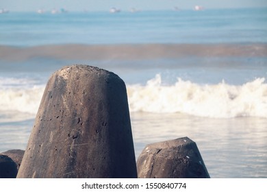 Tetra Pods On The Beach