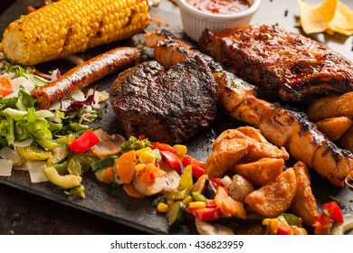 Tex Mex Mixed Grill Plate