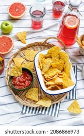 Tex Mex Picnic With Tortilla Chips