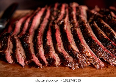 Texas Brisket. Grilled Meat, Barbecue