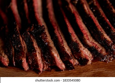 Texas brisket. Grilled meat, barbecue