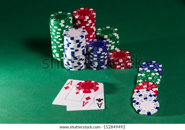 Texas Holdem Poker Chips Cards Stock Photo Edit Now