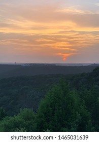 A Texas Longhorn Summer Sunset