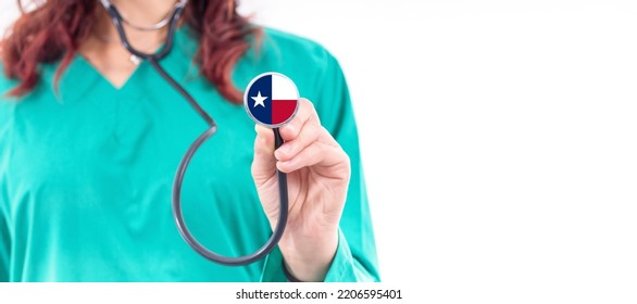 Texas National Healthcare System, Texas Female Doctor With Stethoscope