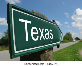 TEXAS Road Sign