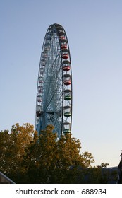 Texas Star Ferris Wheel At Fair Park In Dallas, Texas