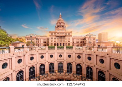 Texas state capitol building in Austin