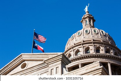 Texas State Capitol dome in Austin