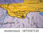 Texas State on the map
