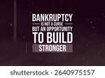 Text artwork featuring an optimistic message on a dark backdrop, promoting resilience, growth, and positivity through challenging financial times. 