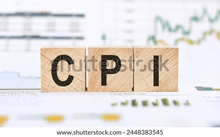 Text blocks on the chart: CPI