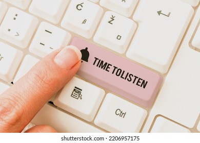 Text caption presenting Time To ListenGive attention to someone or something in order to hear. Conceptual photo Give attention to someone or something in order to hear