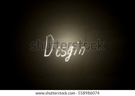 text desgin