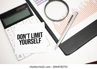 856 Don't limit yourself Images, Stock Photos & Vectors | Shutterstock