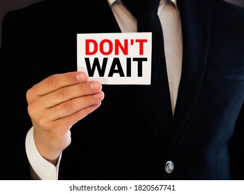 text don't wait on the short note