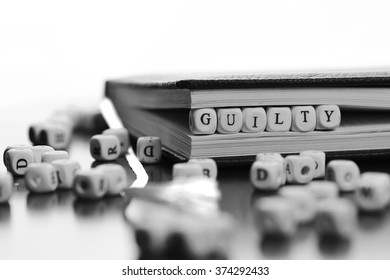 text justic on cube