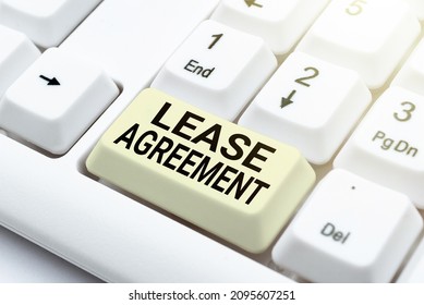 Text Showing Inspiration Lease Agreement. Word Written On Contract On The Terms To One Party Agrees Rent Property Typing Online Member Name Lists, Creating New Worksheet Files