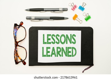 78 Lessons learnt Images, Stock Photos & Vectors | Shutterstock